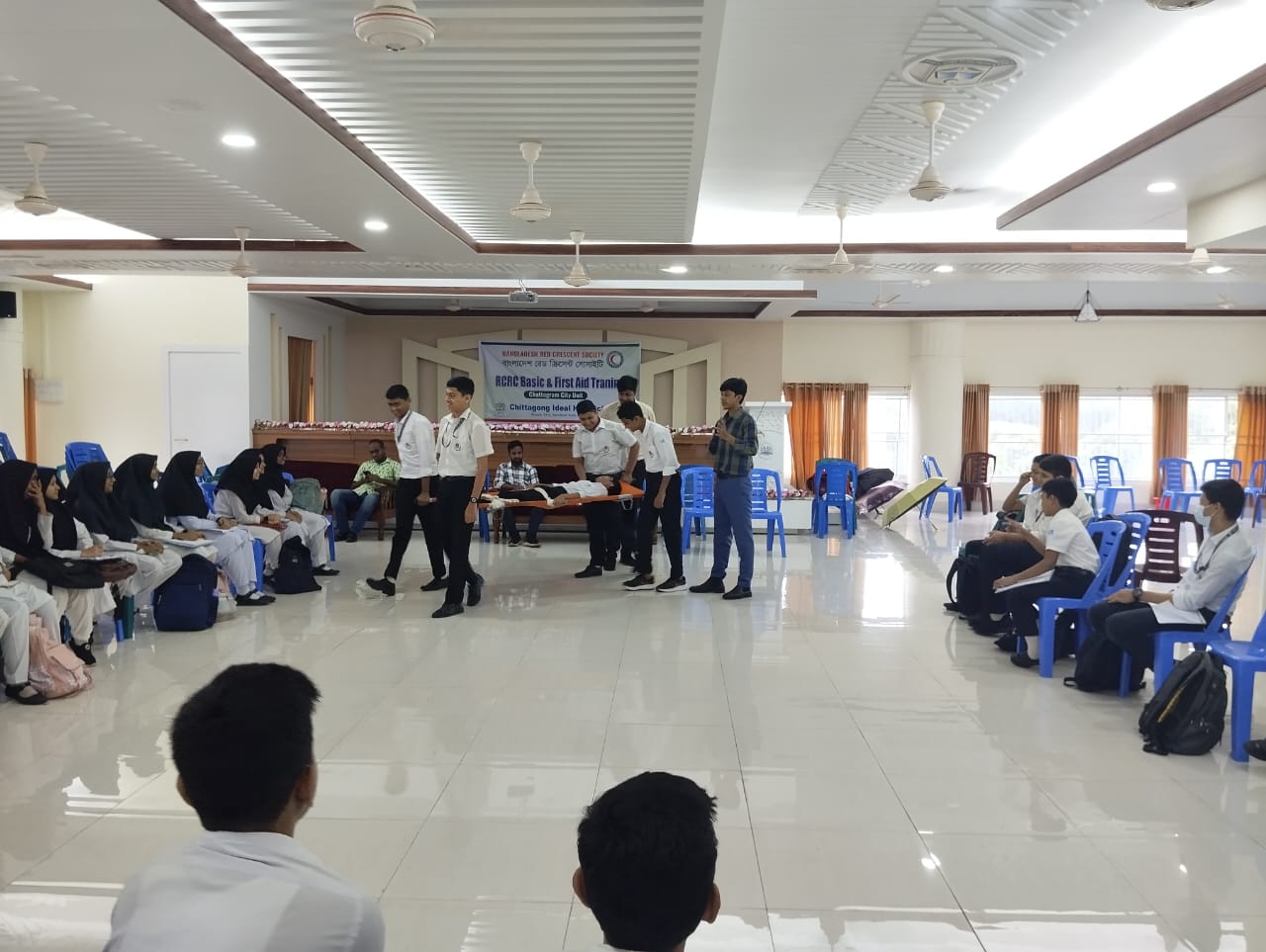 During Training Session